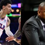 Danny Green (L), Masai Ujiri (R)