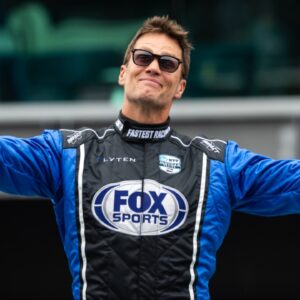 Tom Brady in attendance during the 109th Running of the Indianapolis 500 at Indianapolis Motor Speedway.