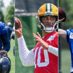 Jalen Milroe, Jordan Love and Sam Darnold