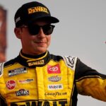 NASCAR Cup Series driver Christopher Bell is introduced before the Cracker Barrel 400 at Nashville Superspeedway in Lebanon, Tenn.