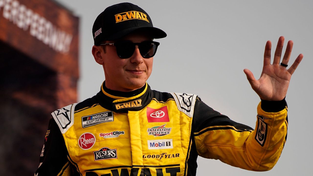 NASCAR Cup Series driver Christopher Bell is introduced before the Cracker Barrel 400 at Nashville Superspeedway in Lebanon, Tenn.