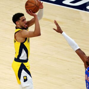 Tyrese Haliburton, Pacers v Thunder Game 3
