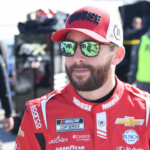 ATLANTA, GA - FEBRUARY 22: Ross Chastain ( 1 TrackHouse Racing Moose Fraternity Chevrolet) looks on during qualifying for the running of the NASCAR, Motorsport, USA Cup Series Ambetter Health 400 on February 22, 2025, at Atlanta Motor Speedway in Hampton, GA. (Photo by Jeffrey Vest Icon Sportswire) AUTO: FEB 22 NASCAR Cup Series Ambetter Health 400 EDITORIAL USE ONLY Icon250222074