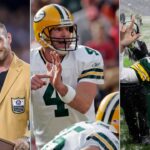 Brian Urlacher, Brett Favre, and Aaron Rodgers