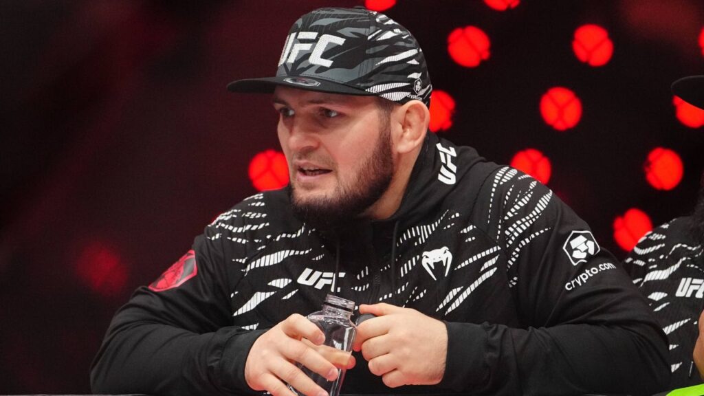 Khabib Nurmagomedov at Intercontinental Downtown Los Angeles for UFC311 Makhachev vs Moicano