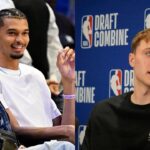 Victor Wembanyama (L), Cooper Flagg (R)