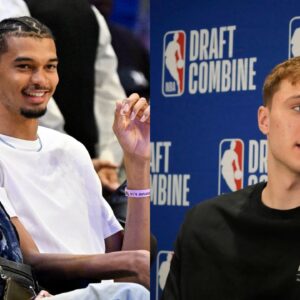 Victor Wembanyama (L), Cooper Flagg (R)