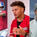 Russell Wilson, Patrick Mahomes and Eli Manning