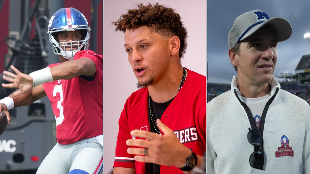 Russell Wilson, Patrick Mahomes and Eli Manning