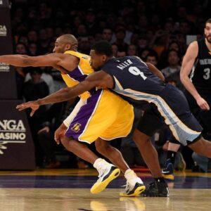 Kobe Bryant and Tony Allen, LA v Memphis