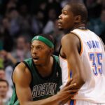 Paul Pierce and Kevin Durant