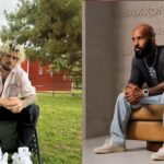 Sean O'Malley (L), Demetrious Johnson (R)