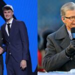 Cooper Flagg and Dan Patrick