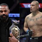 Jon Jones (L), Cain Velasquez (R)