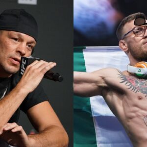Nate Diaz (L) and Conor McGregor (R)
