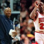 Ray Allen (L), Michael Jordan (R)