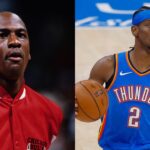 Michael Jordan (L) and Shai Gilgeous-Alexander (R)