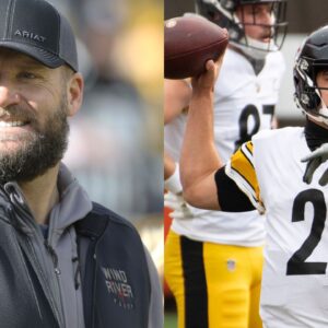 Ben Roethlisberger and Mason Rudolph