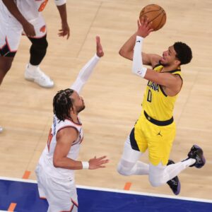 Tyrese Halibruton, Pacers v Knicks