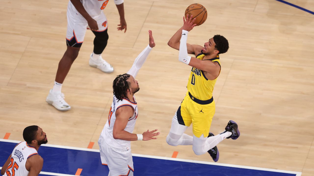 Tyrese Halibruton, Pacers v Knicks