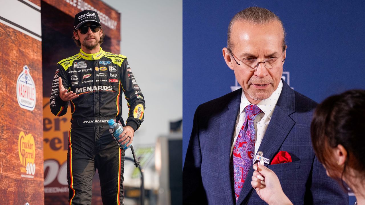 Ryan Blaney and Kyle Petty