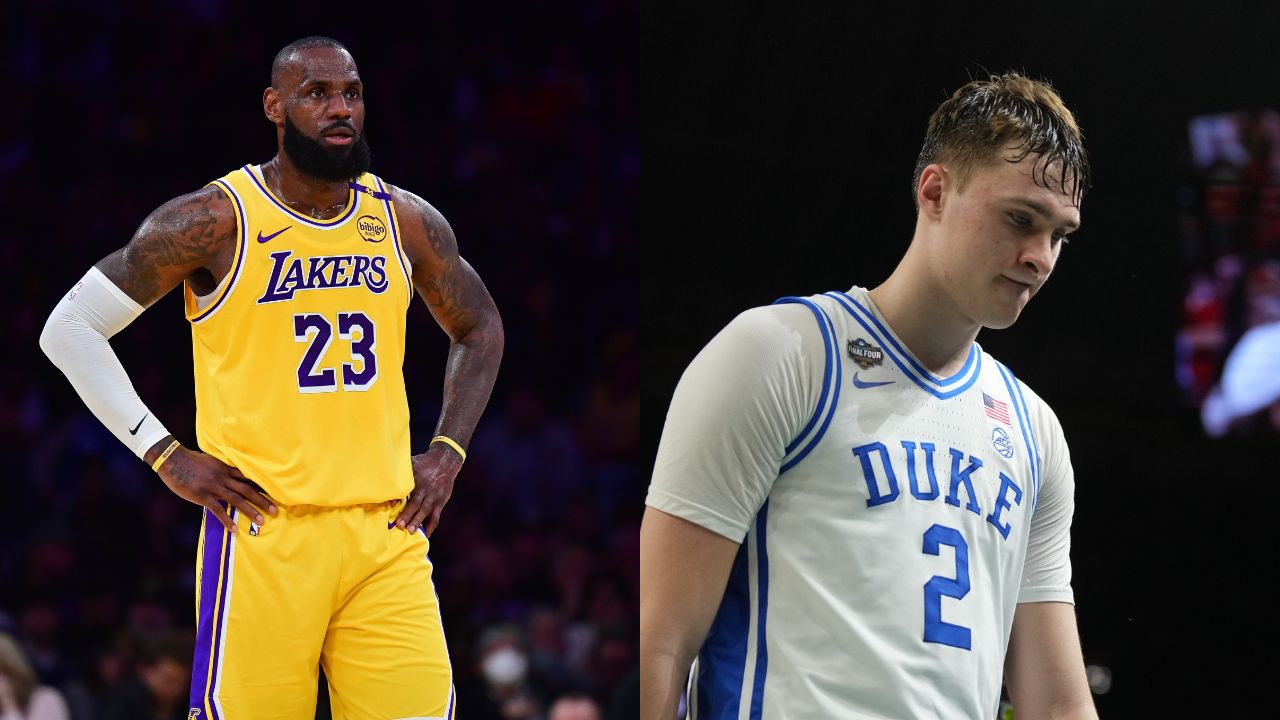 LeBron James (Left) and Cooper Flagg (Right). Credits: Imagn Images