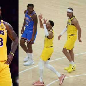 (L) LeBron James (R) Pacers