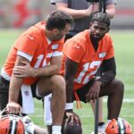 Shedeur Sanders and Joe Flacco