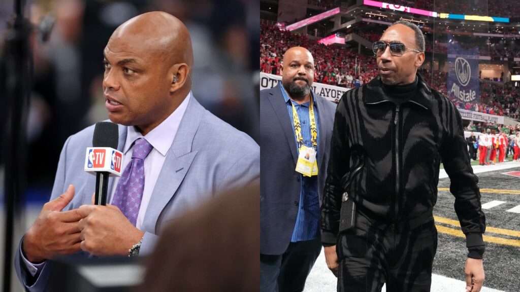 Charles Barkley (L), Stephen A. Smith (R)