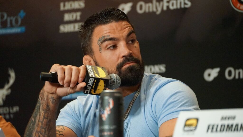 Mike Perry attends the BKFC 41 official pre-fight press conference, PK, Pressekonferenz