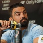 Mike Perry attends the BKFC 41 official pre-fight press conference, PK, Pressekonferenz