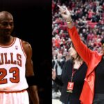Michael Jordan (L) and Sheryl Swoopes (R)