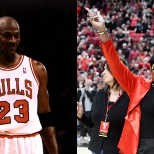 Michael Jordan (L) and Sheryl Swoopes (R)