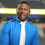 Ryan Clark on the ESPN Monday Night Football Countdown set before the game between the Baltimore Ravens and the Los Angeles Chargers at SoFi Stadium.