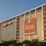 A general overall view of the Levi's Stadium exterior.