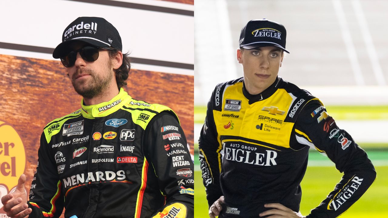 Ryan Blaney and Carson Hocevar