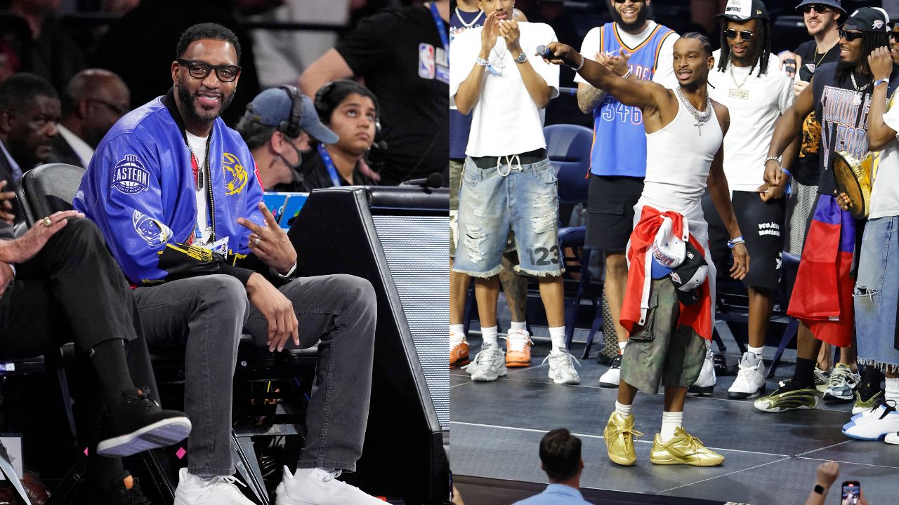 Tracy McGrady (L), Shai Gilgeous-Alexander (R)