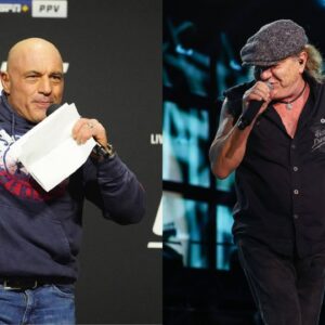 Joe Rogan (L) and Brian Johnson (R)