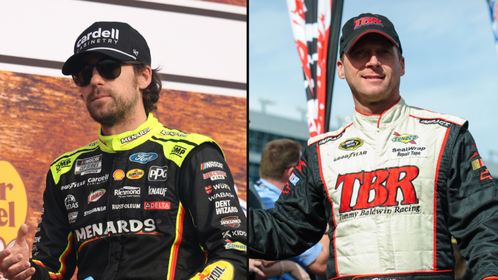 Ryan Blaney (L) and Dave Blaney (R)