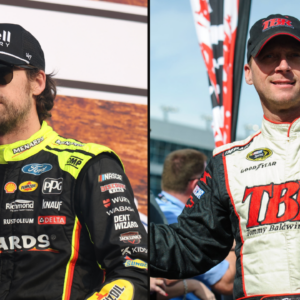 Ryan Blaney (L) and Dave Blaney (R)