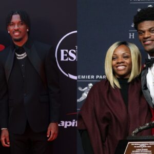 Regina Jackson, Jayden Daniels, Felicia Jones, Lamar Jackson