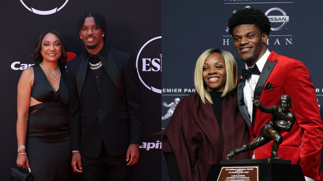 Regina Jackson, Jayden Daniels, Felicia Jones, Lamar Jackson