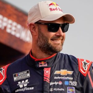 NASCAR Cup Series driver Shane Van Gisbergen is introduced before the Cracker Barrel 400 at Nashville Superspeedway in Lebanon, Tenn., Sunday, June 1, 2025.