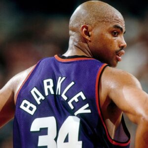 Unknown date 1993; Portland, OR, USA: FILE PHOTO; Phoenix Suns forward Charles Barkley (34) against the Portland Trail Blazers at Memorial Coliseum. Mandatory Credit: Imagn Images