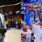 (L) Shaquille O'Neal (R) Shai Gilgeous-Alexander