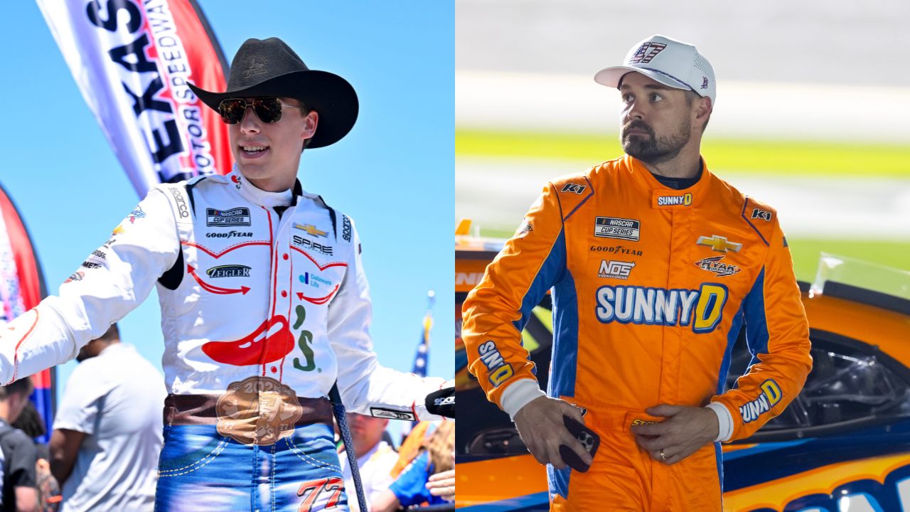 Carson Hocevar and Ricky Stenhouse Jr.