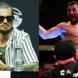 Sean O'Malley (L), Merab Dvalishvili (R)