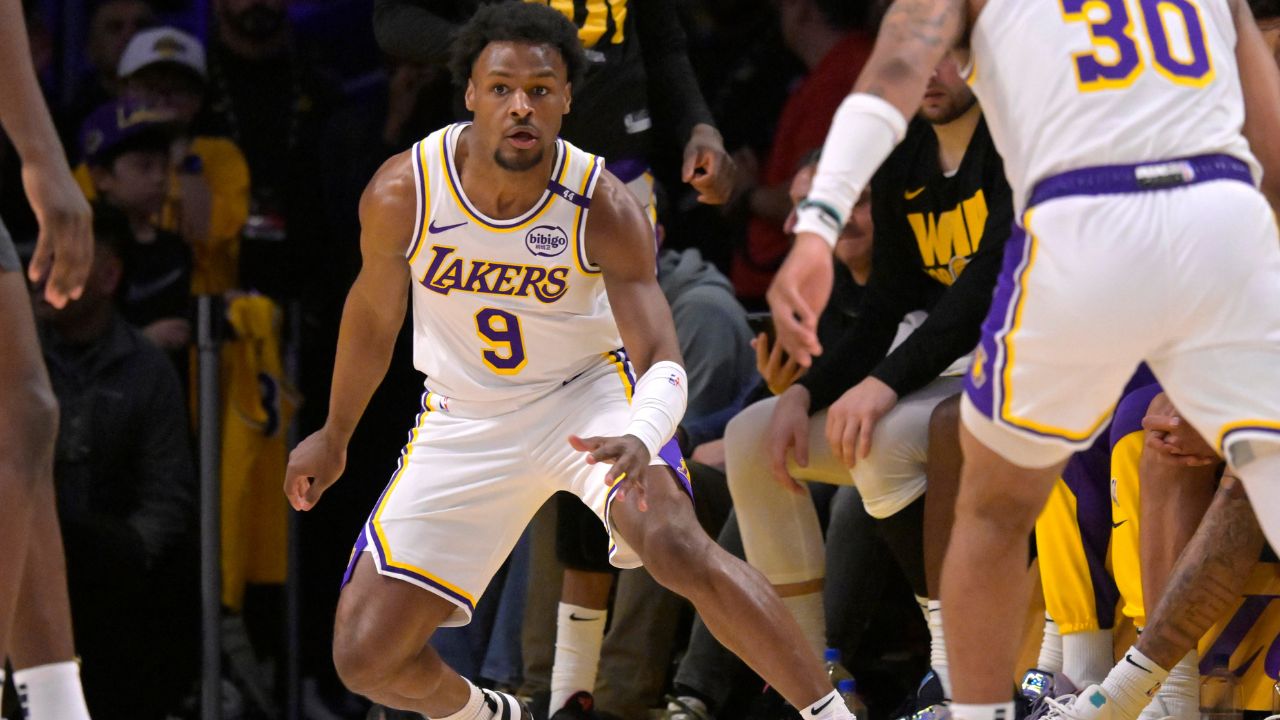 Bronny James, Lakers v Wolves