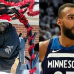 Shaquille O’Neal (L), Rudy Gobert (R)