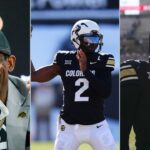 Deion Sanders, Shedeur Sanders and Travis Hunter